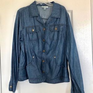 Jean Button Down Jacket